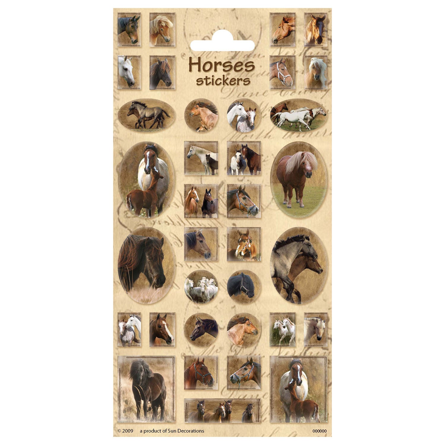 Horses de niveau d'autocollants