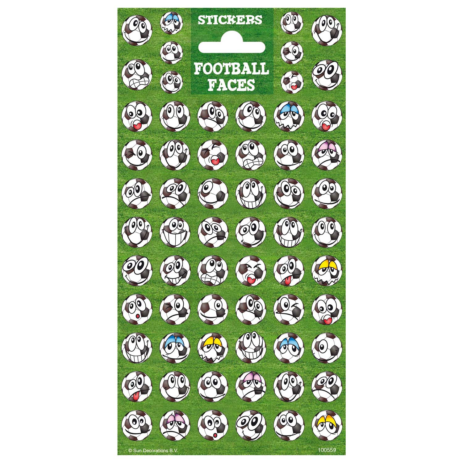 Totum Stickervel Twinkle Football Visages