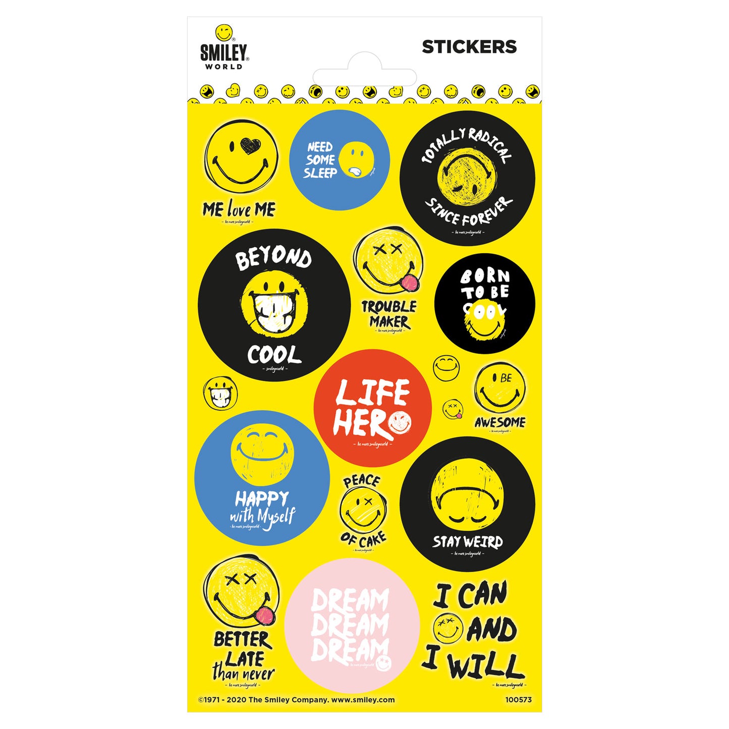 Stickervel Twinkle Smiley 1