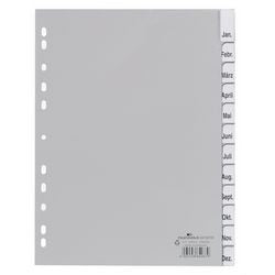 Onglets résistants a4 gris