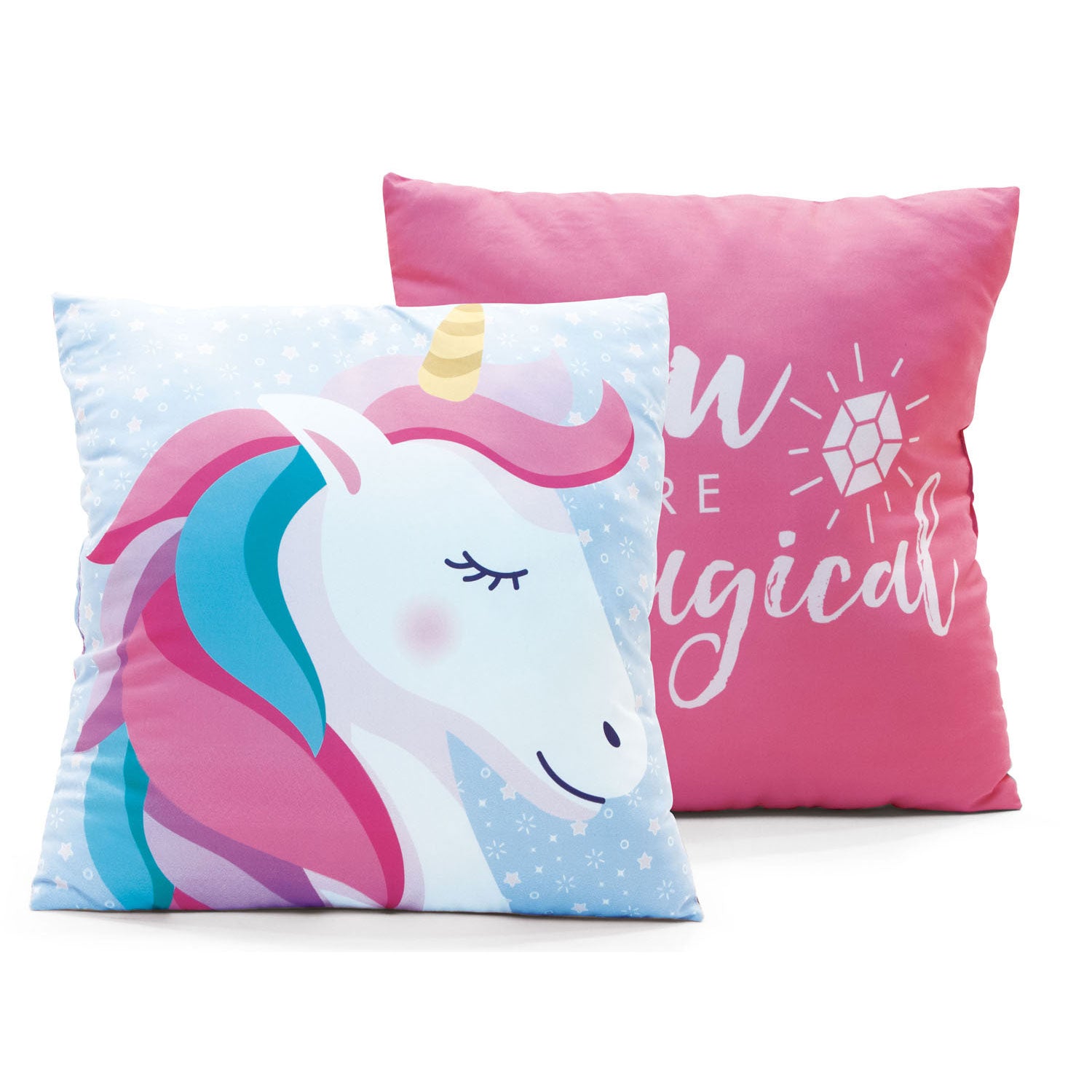 Oreiller pour enfants Unicorn, 40x40cm
