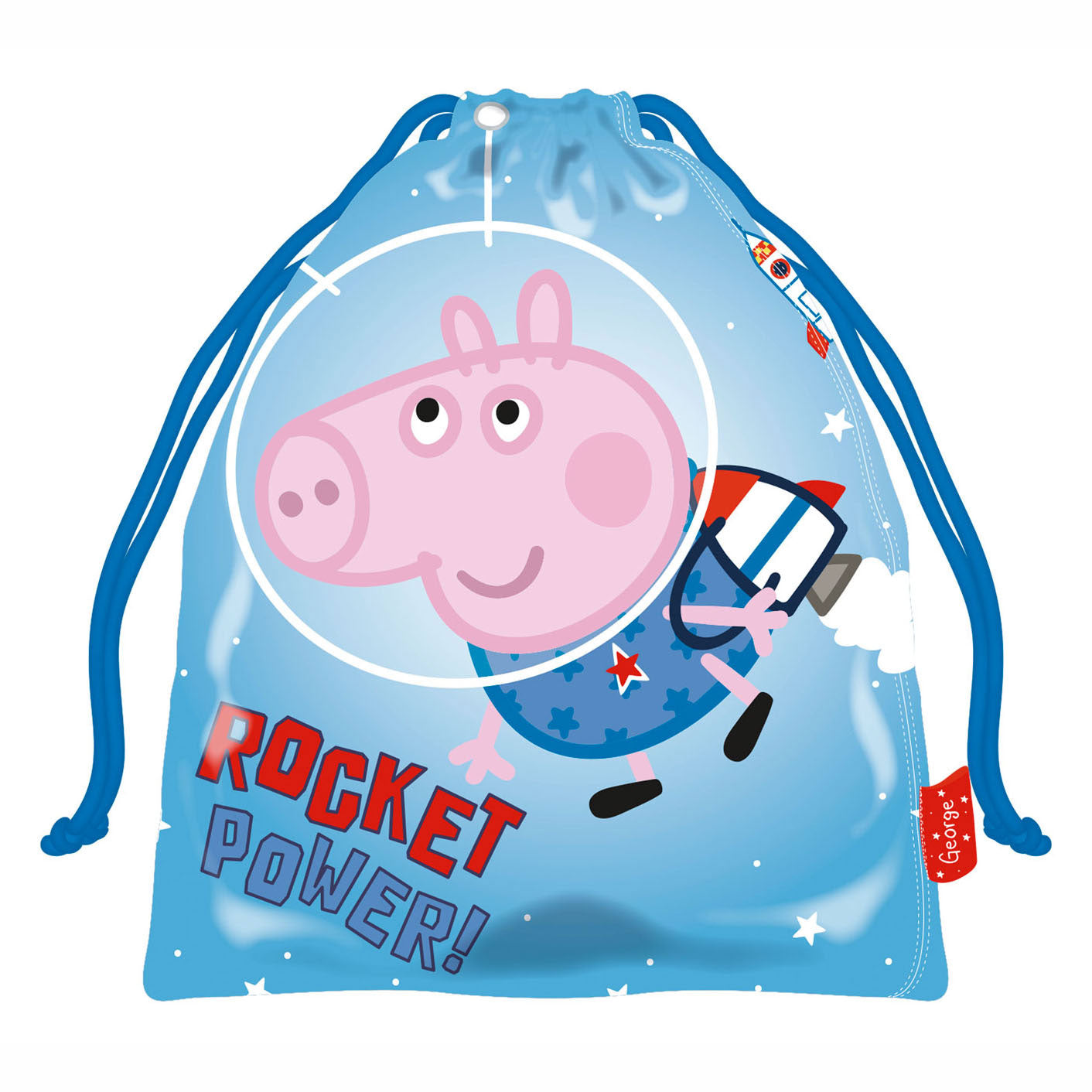 Peppa pig knikkerzak george spatial voyage