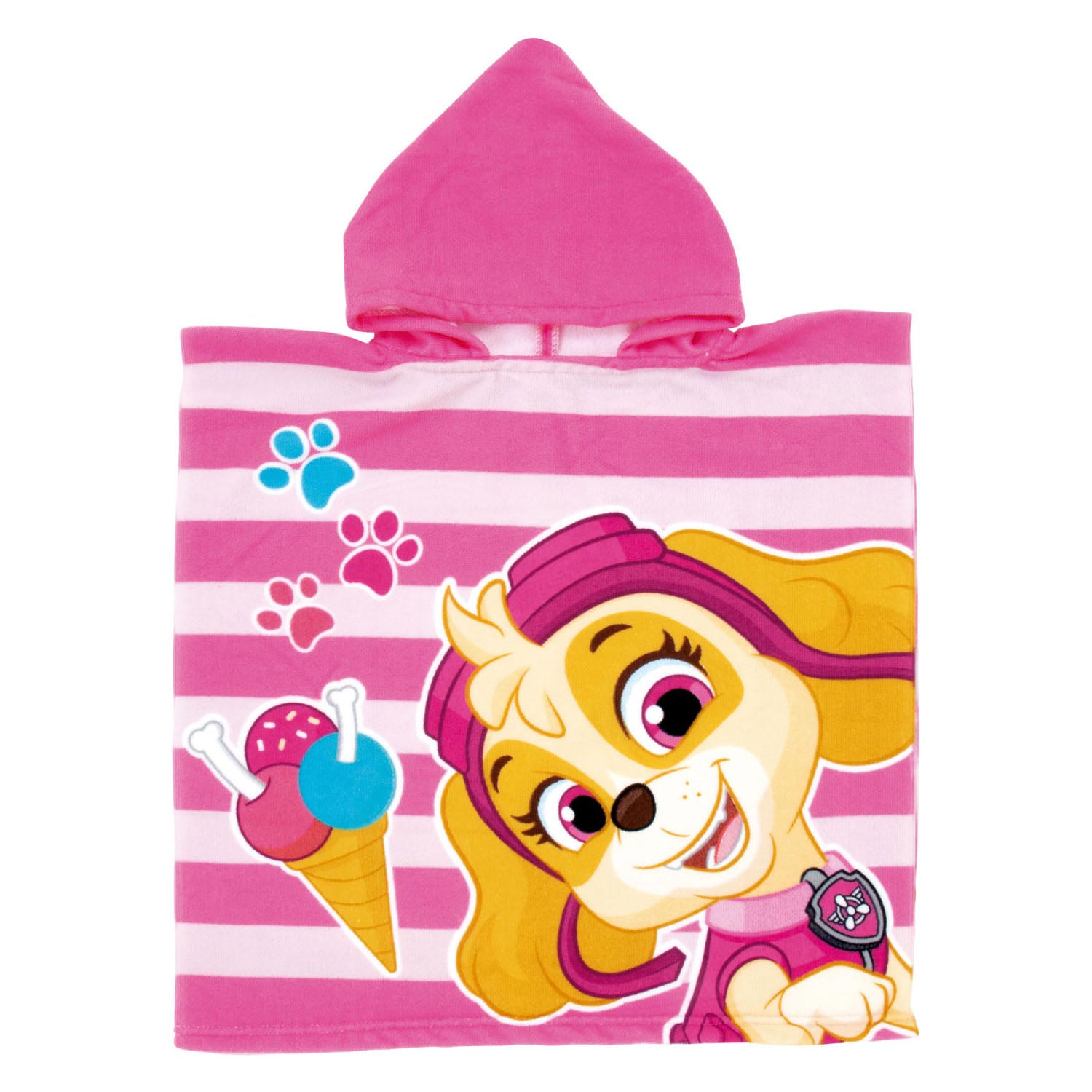 Patrouille Paw Poncho Pink