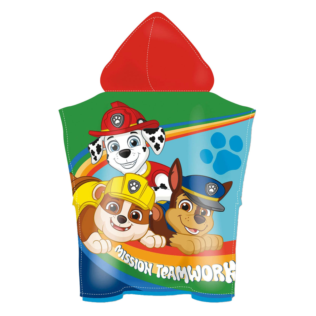 Patrol Patrol Poncho Paw Patrol, 110x55