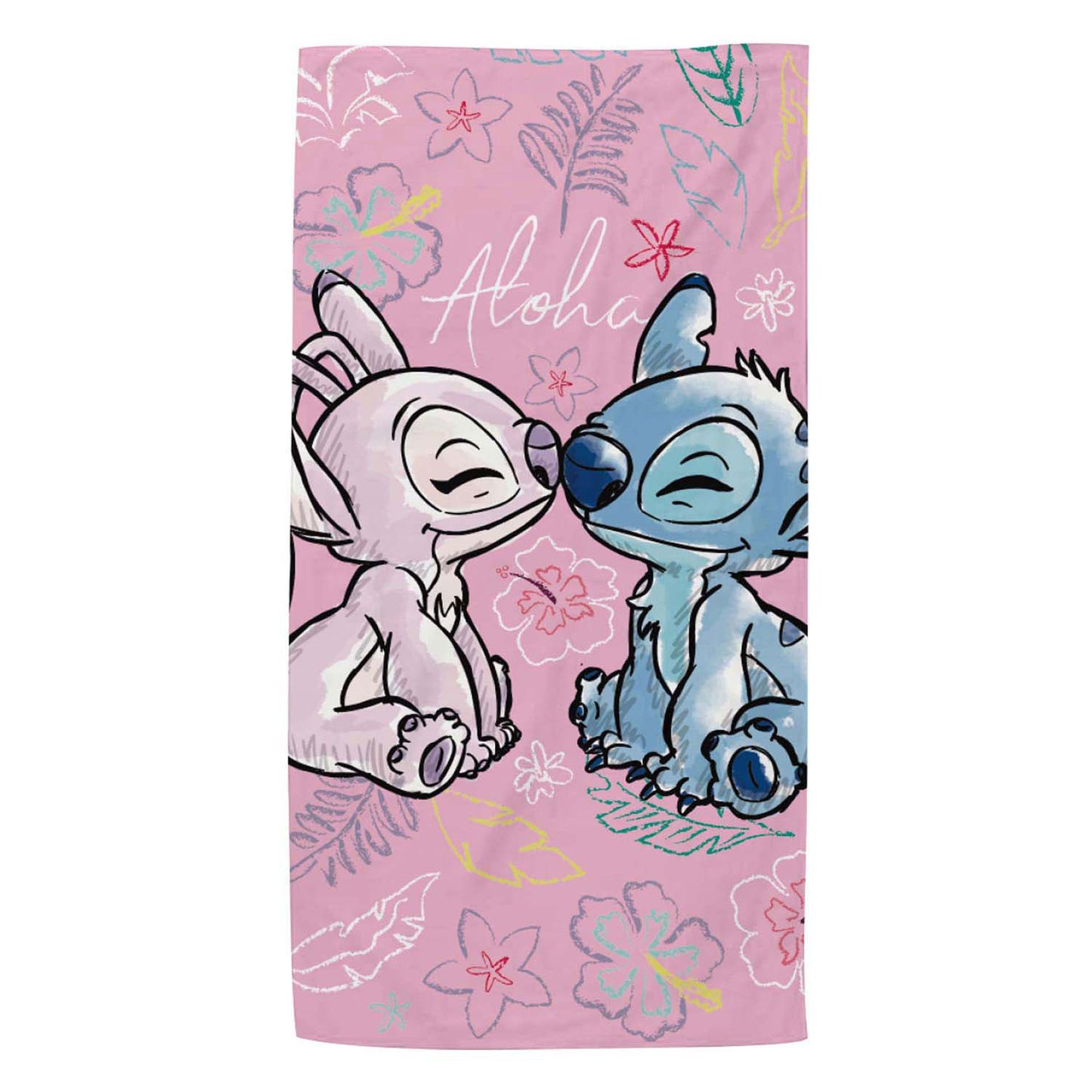 Stitch à serviette et ange, 140x70cm