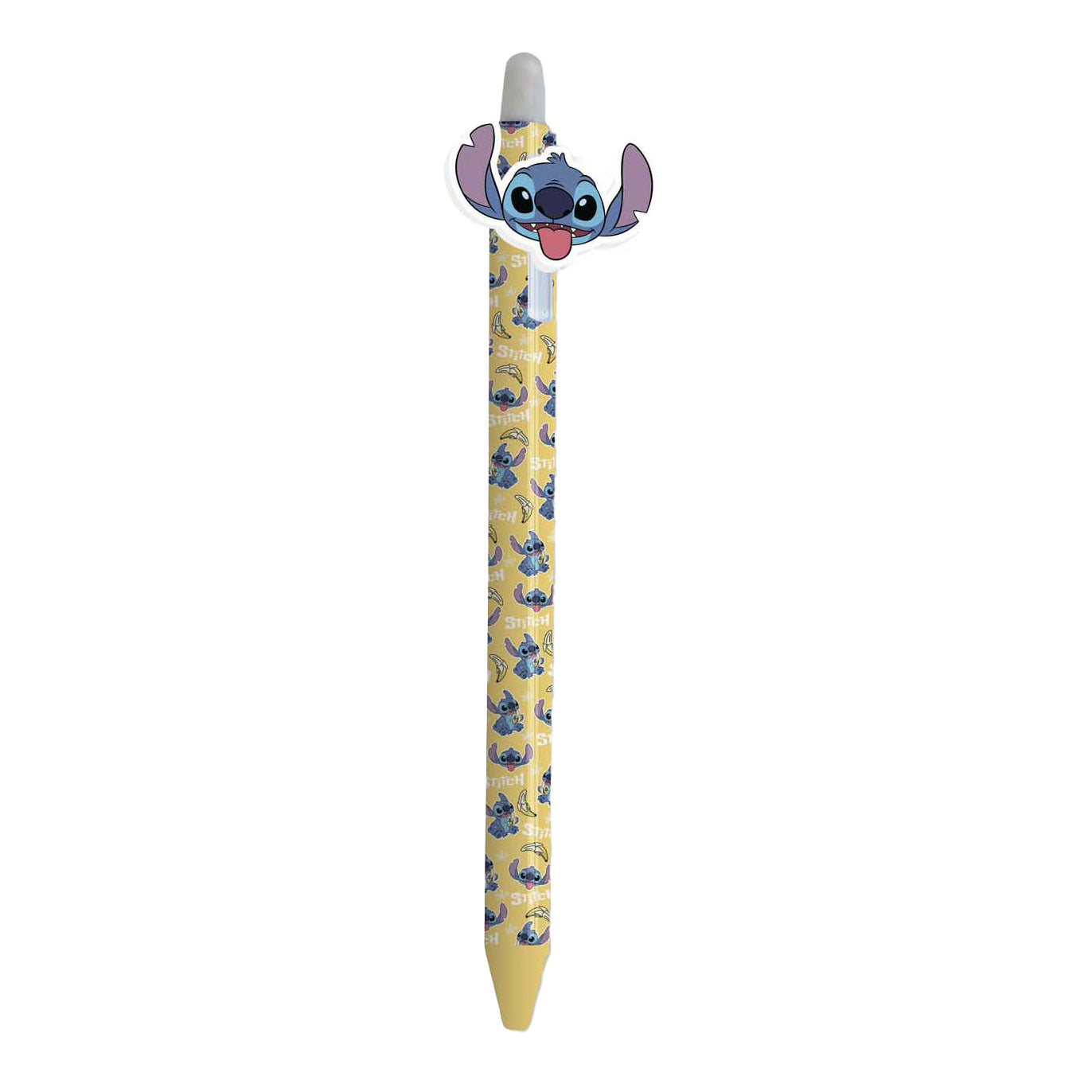 Stylo gel effaçable Disney avec surpiqûre - jaune