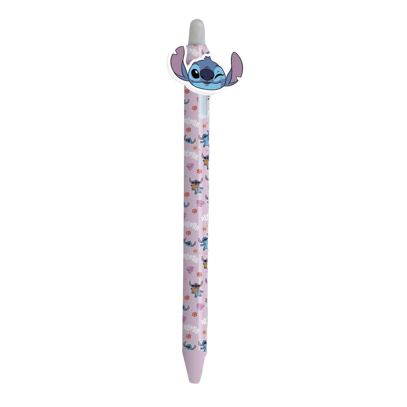 Stylo gel effaçable Disney avec surpiqûre - violet