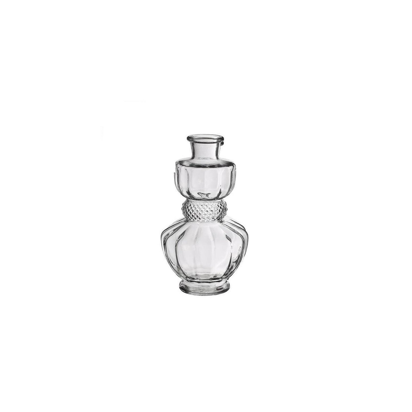 Idées 4 saisons vase bellagio verre ø8,5xh15cm clair
