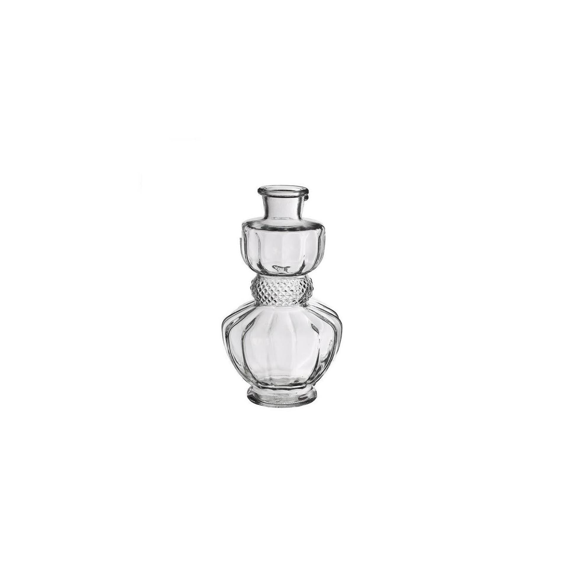 Idées 4 saisons vase bellagio verre ø8,5xh15cm clair