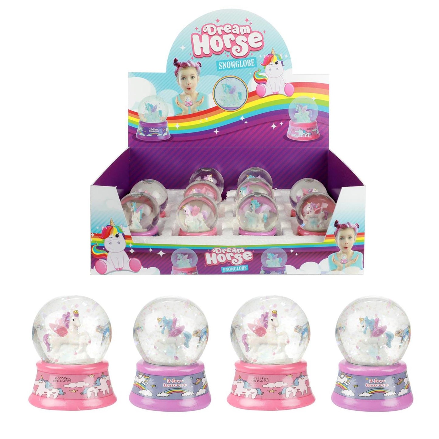 Dream Horse Snow Bol Unicorn