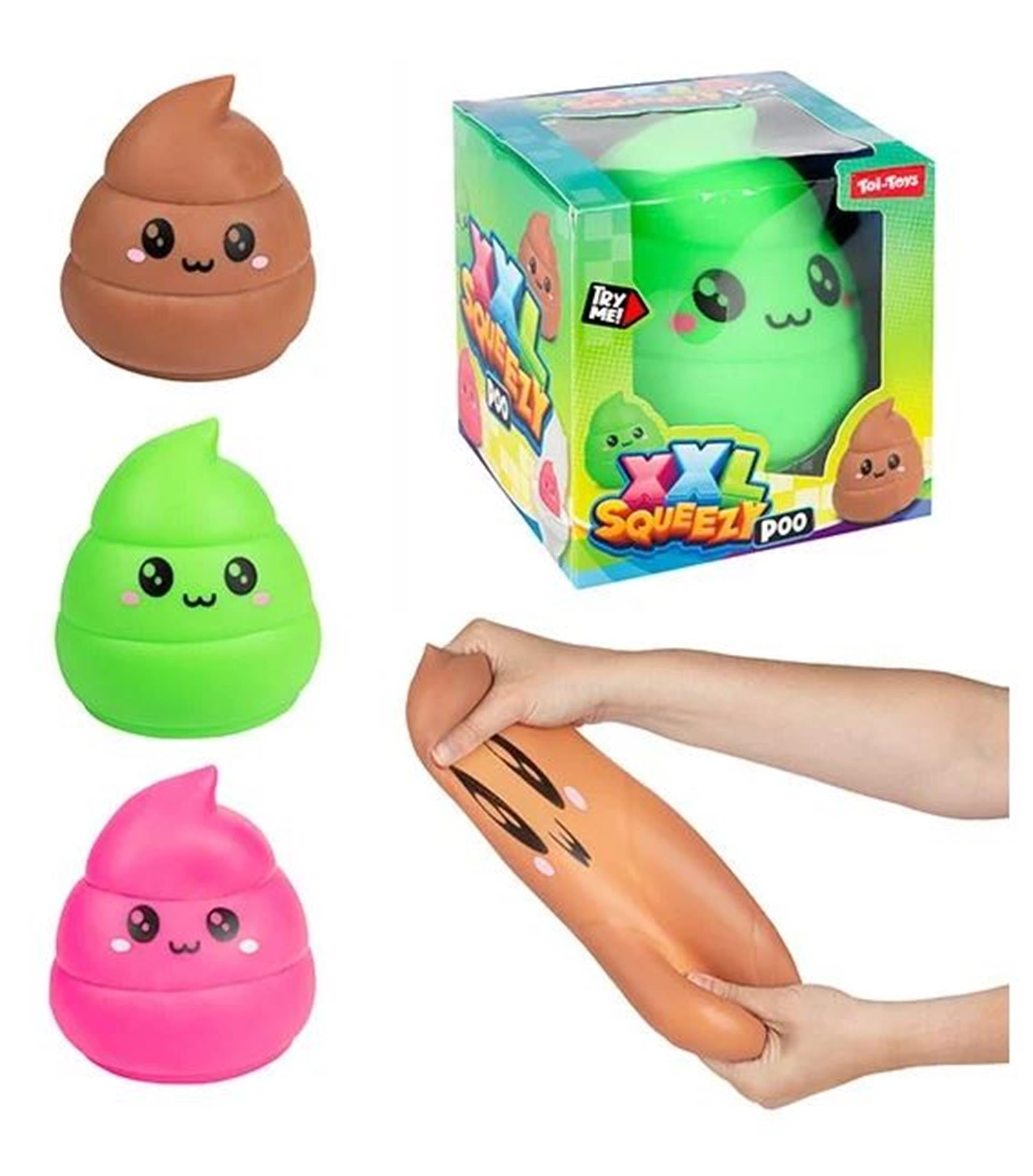 TOI-TOYS FUN MALAGE Souriant Souriant xxl Stretchable, 13 cm