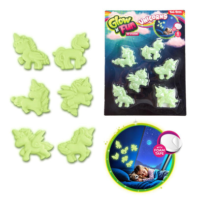 Toi-toys autocollants 3D brillent dans le noir 5ass