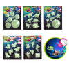 Toi-toys autocollants 3D brillent dans le noir 5ass
