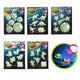 Toi-toys autocollants 3D brillent dans le noir 5ass