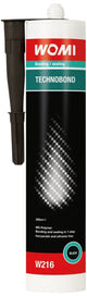 Kit polymère Womi technobond ms noir – 290 ml – forte adhérence – flexible résistant aux intempéries – application universelle
