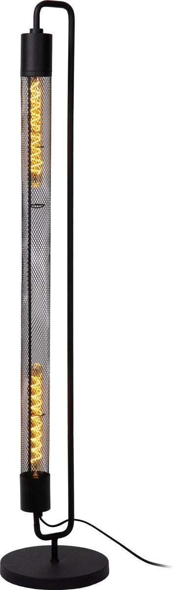 Lucide calixt - lampadaire - 2xe27 - noir