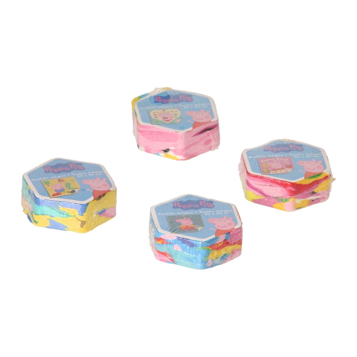 Licens de licence de serviette magique Peppa Pig, 30x30cm