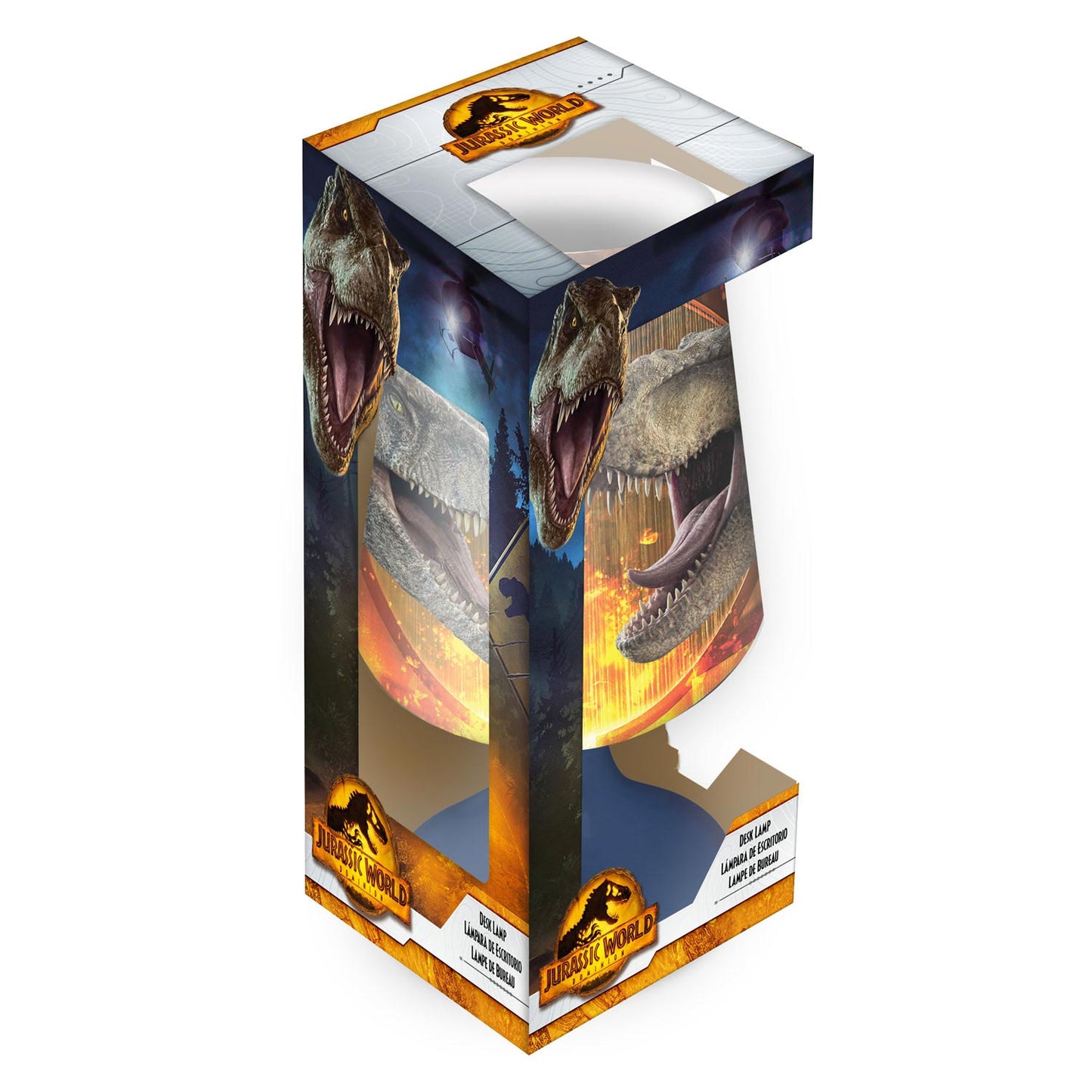 Licens de licence de jurassic lampe de nuit du monde