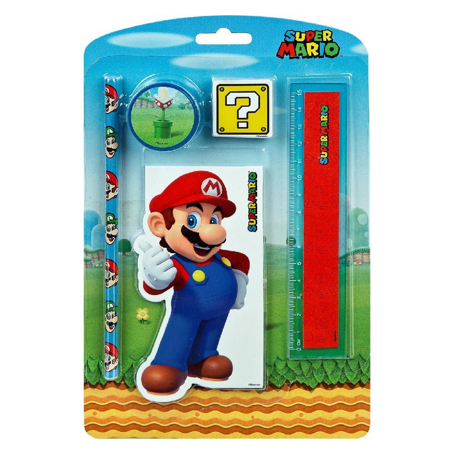 Ensemble de papeterie Super Mario Licensing Super Mario, 5dlg.