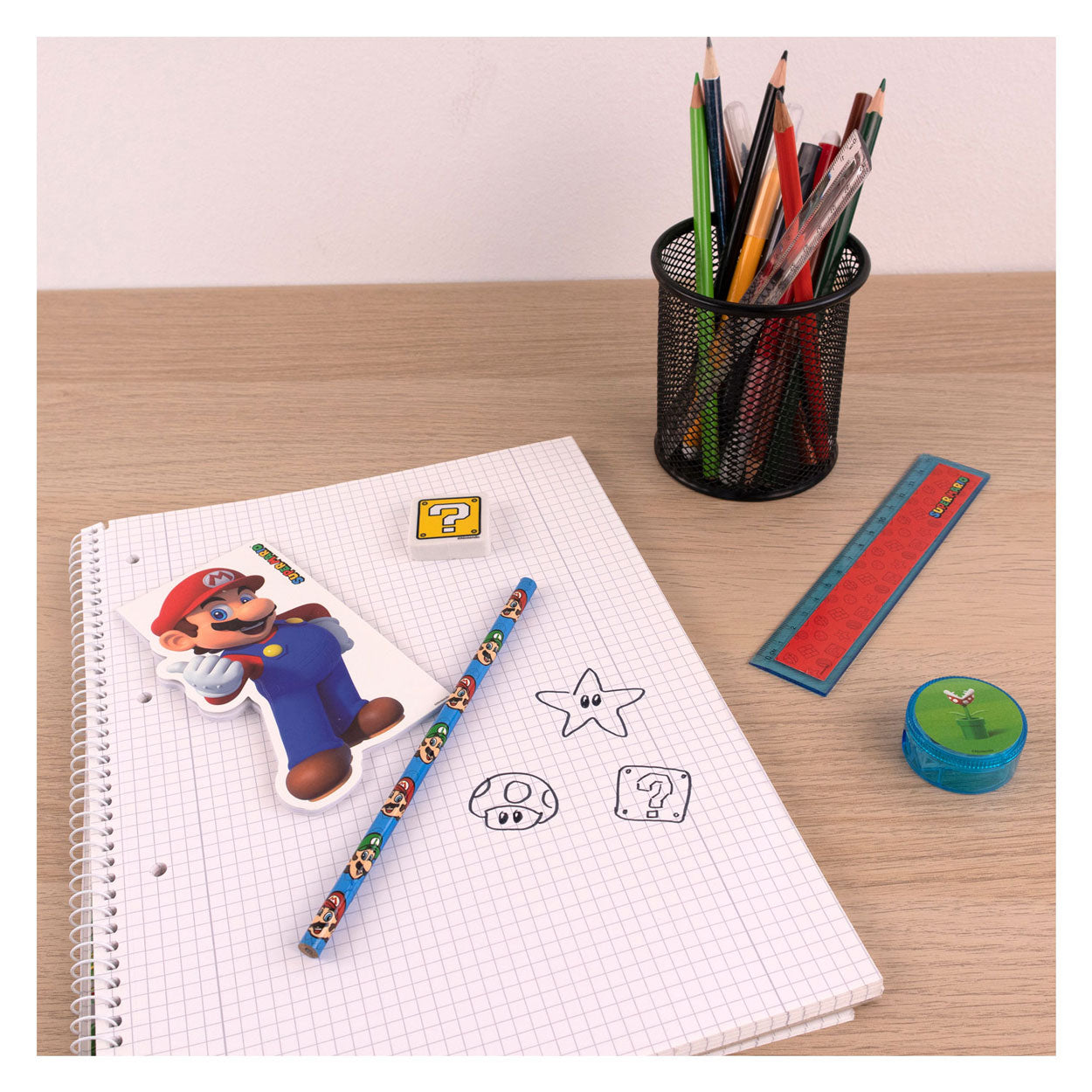 Ensemble de papeterie Super Mario Licensing Super Mario, 5dlg.