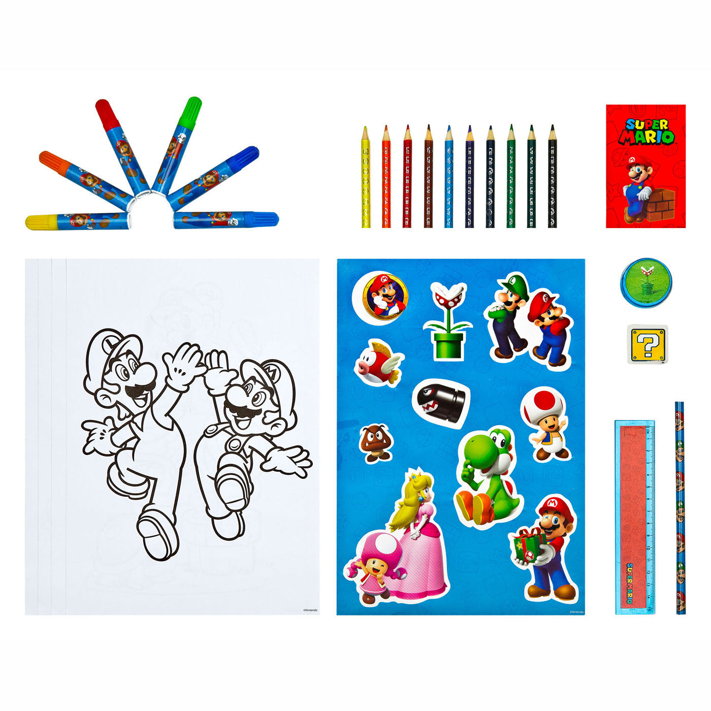 Tour de sexe de papeterie Super Mario, 35dlg.