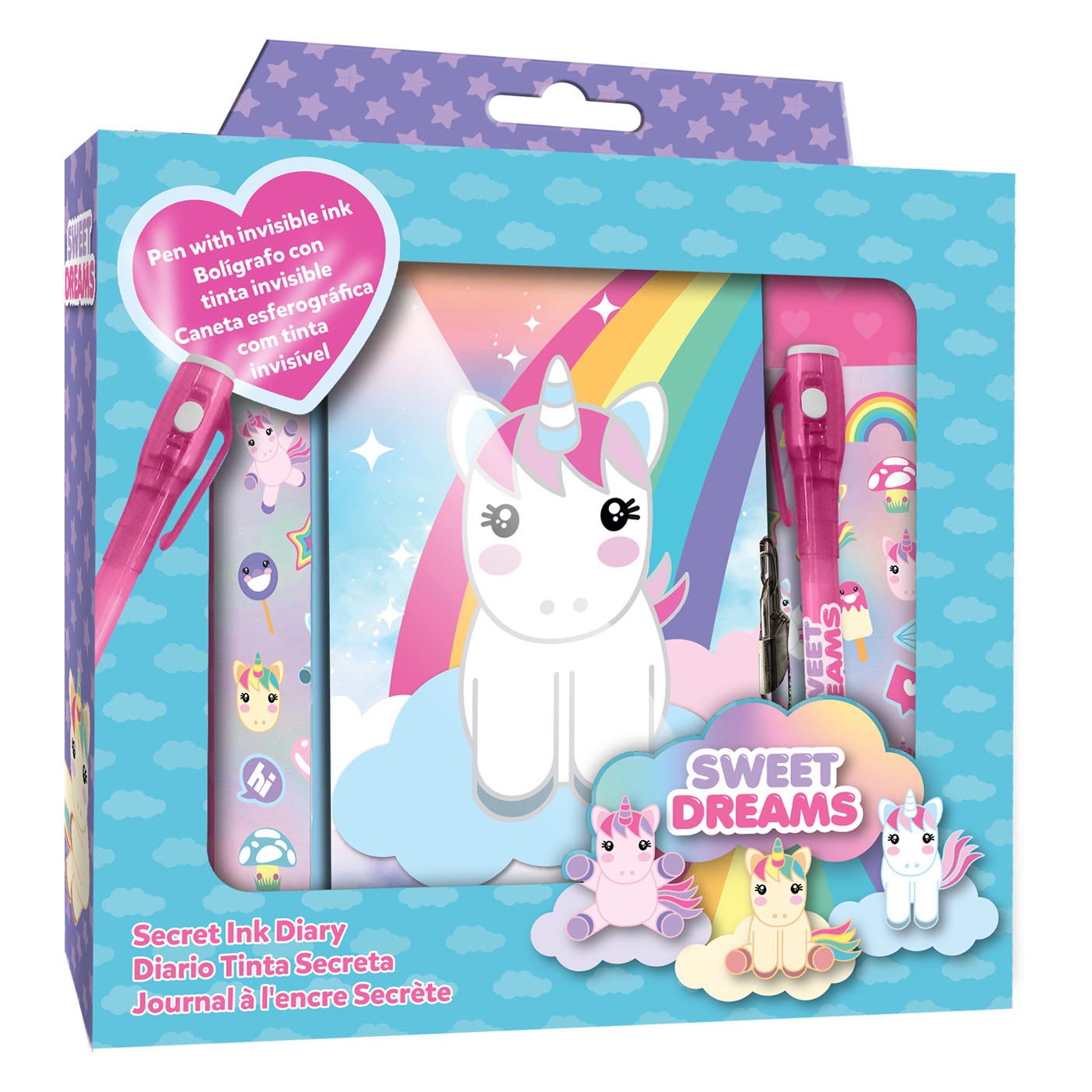 Secrétaire du journal des licences pour enfants stylo sweet rêves