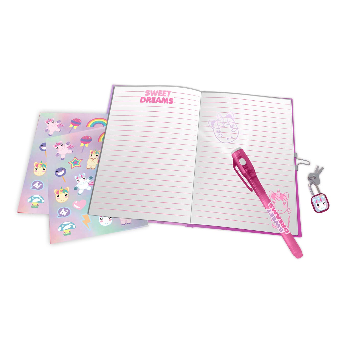 Secrétaire du journal des licences pour enfants stylo sweet rêves