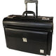 Valise pilote trolley masters london pvc aspect cuir 37x48x24cm noir