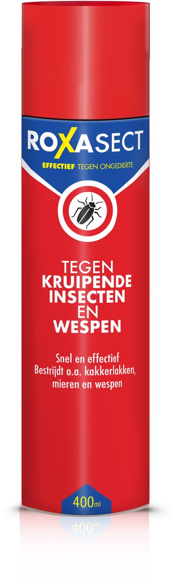 Spray Roxasect contre les insectes rampants et les guêpes - spray anti-insectes - lutte antiparasitaire - spray anti-insectes - 400 ml