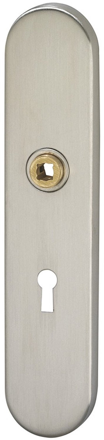 Bouclier de porte Impresso ovale SL en acier inoxydable