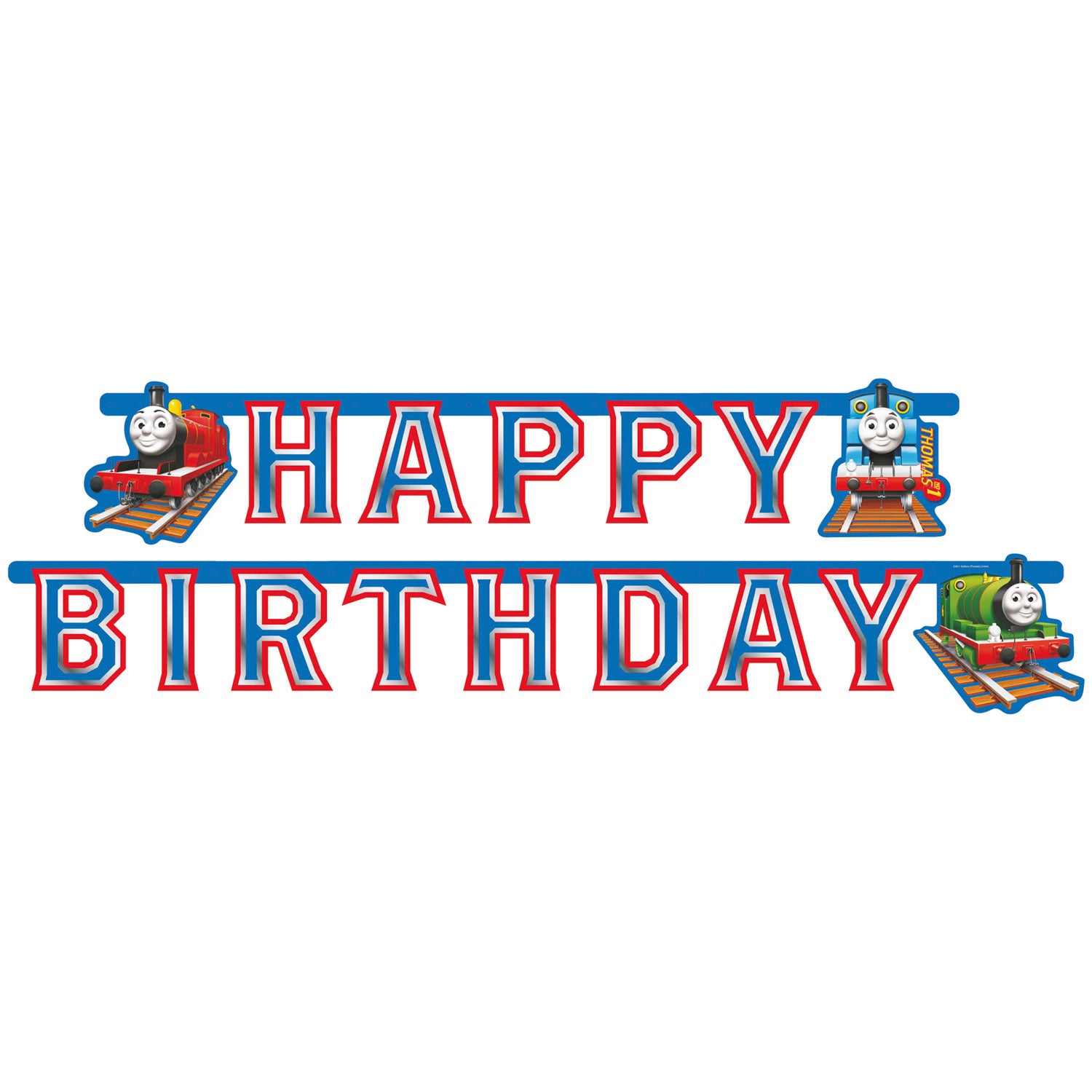 Thomas le train Letterbanner