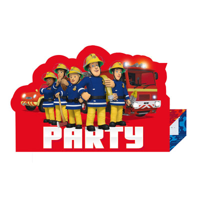 Firefighter Sam Invitations, 8e.