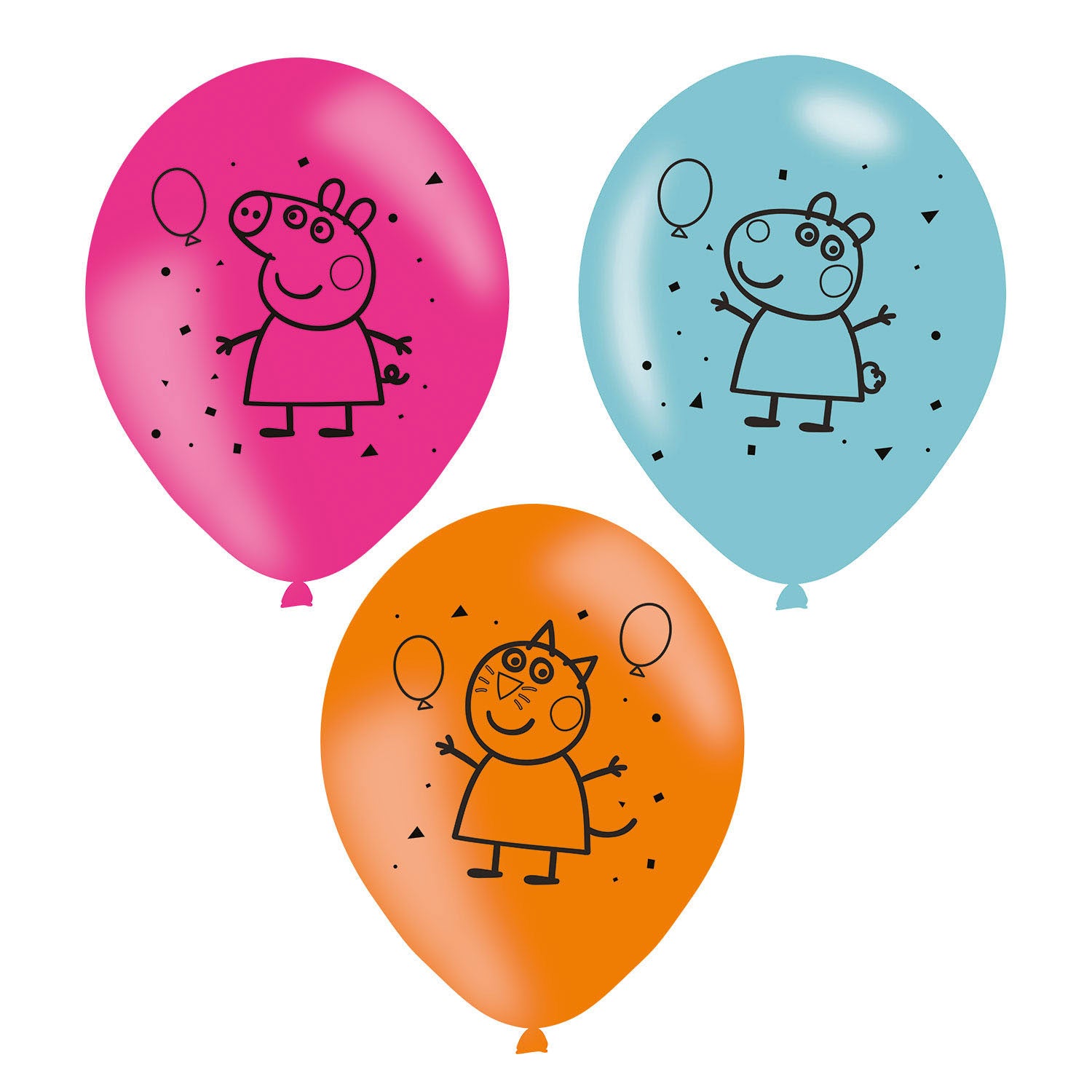 Ballons de porc Peppa Peppa Pig, 6e.