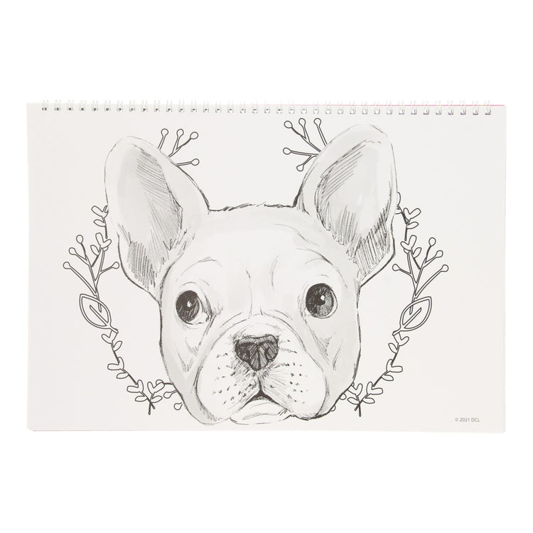 Sketch Block Planet Animal avec des autocollants