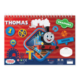 Thomas le bloc de croquis du train avec pages à colorier et modèle - afbeelding 1