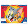 Coloriage tom jerry avec pochoir et autocollant