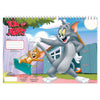 Coloriage tom jerry avec pochoir et autocollant