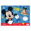 Pages à colorier Mickey Mouse avec pochoir et autocollant Vel