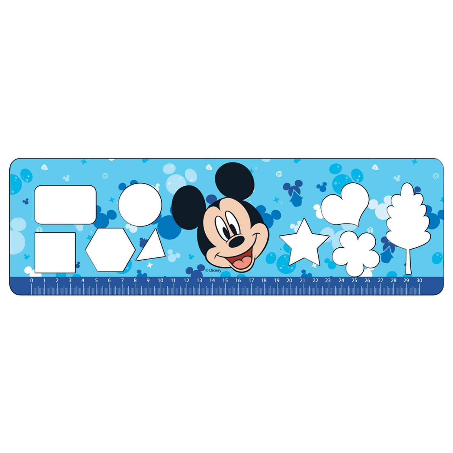 Pages à colorier Mickey Mouse avec pochoir et autocollant Vel