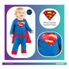 Costume pour enfants Superman, 2-3 ans.
