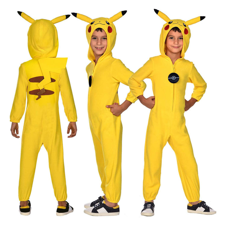 Costume pour enfants Pokémon Pokemon Pikachu-foyer, 4-6 ans