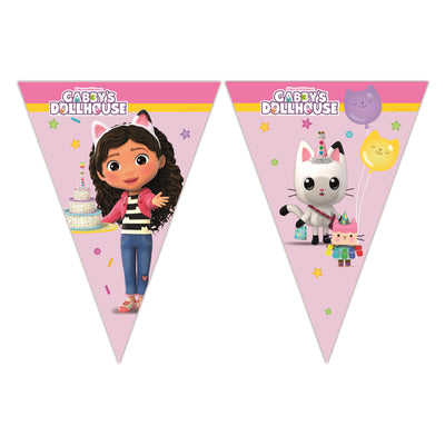 Papier de ligne de drapeau Gabby's Dollhouse, 2mtr.