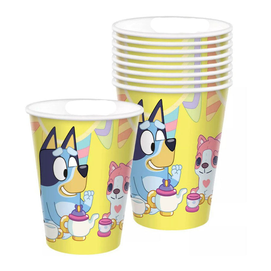 Tasses en papier bluey, 8e.