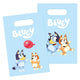 Sacs distributeurs en papier bleus, 8 pcs.