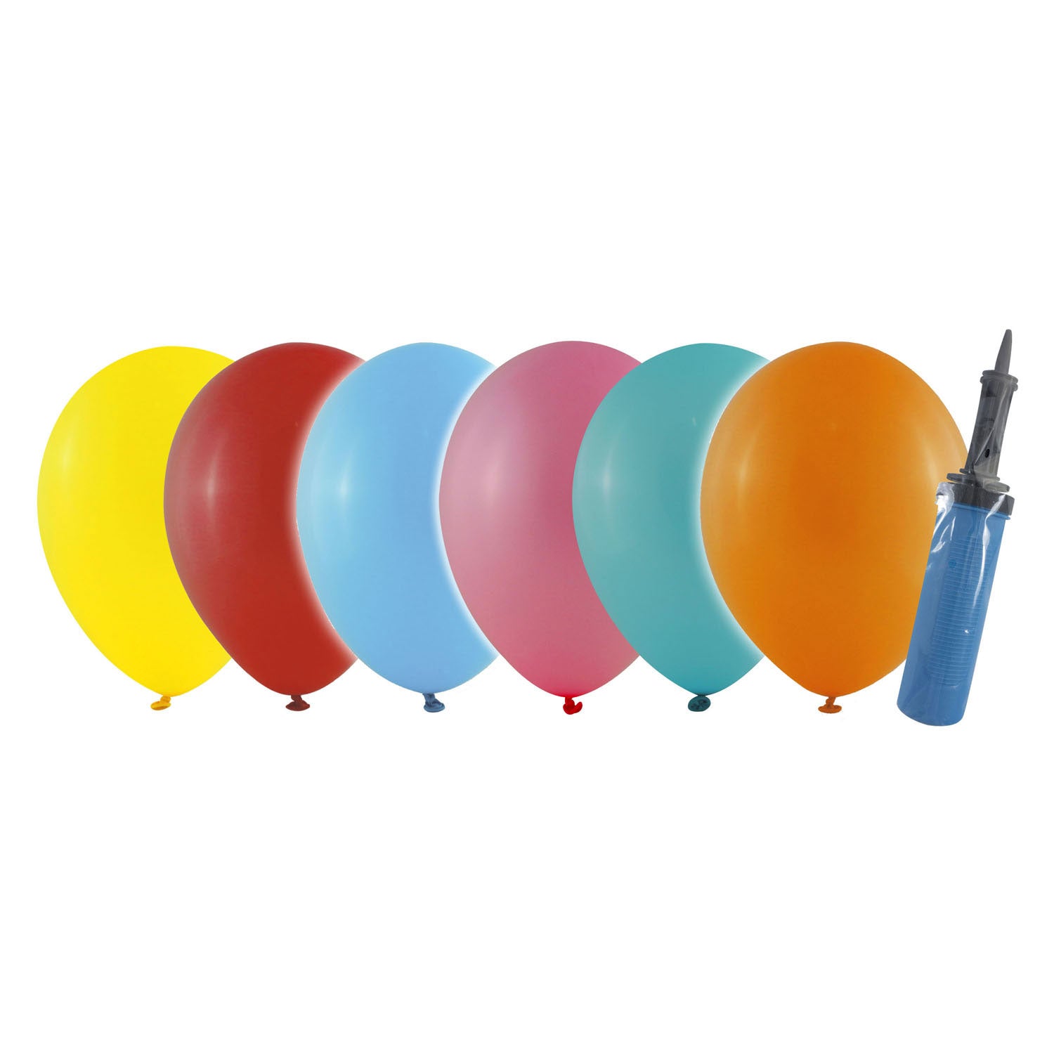 Posse de ballon des étoiles de fête avec 6 ballons