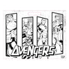 Dessin Block Avengers avec des autocollants et 3 craies, 40 feuilles