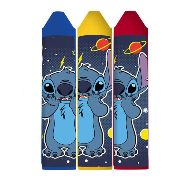 Bloc de dessin Lilo Stitch avec autocollants et 3 craies, 40 feuilles