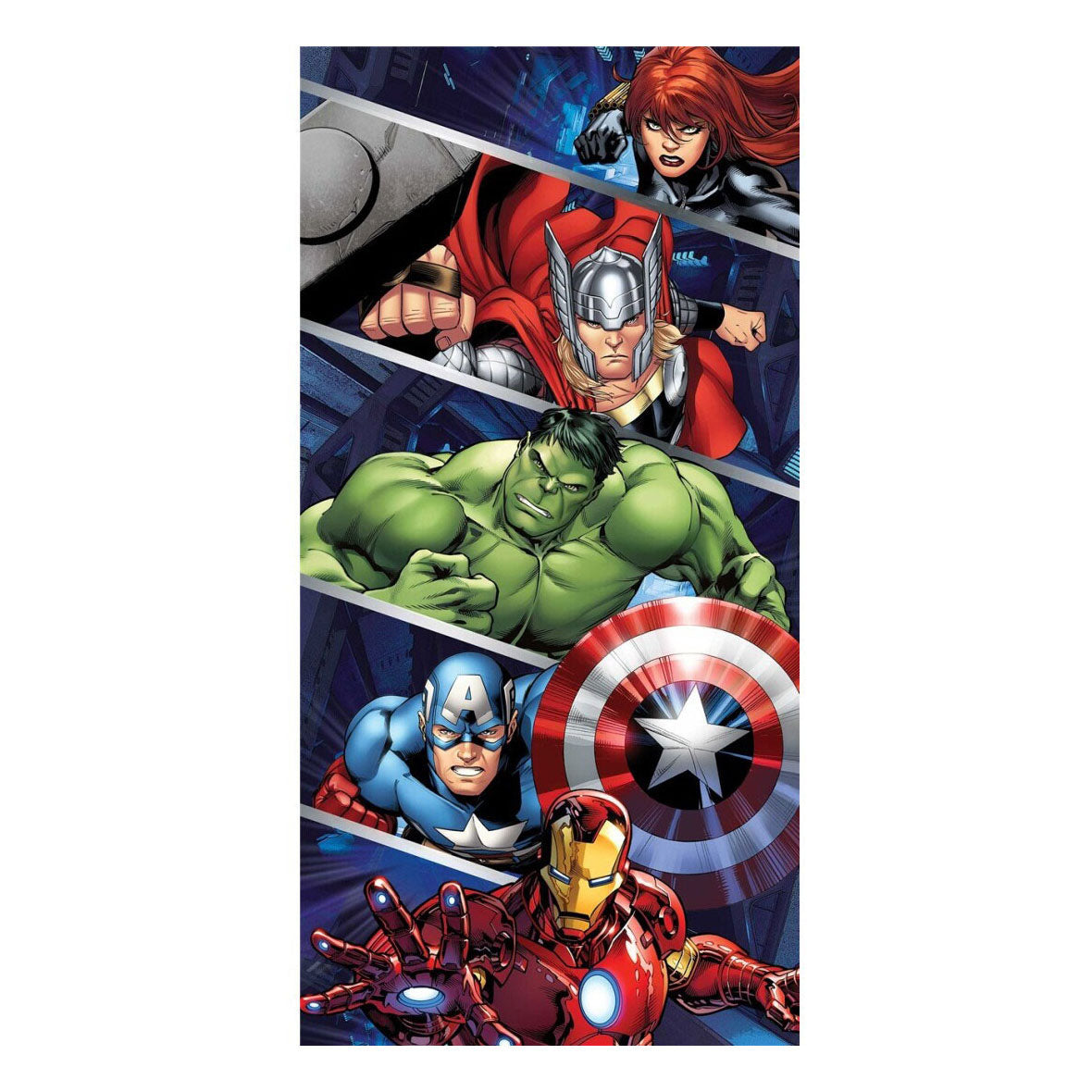 Serviette de plage Avengers, 70x140cm