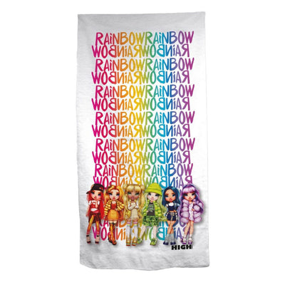 Serviette de plage haute arc-en-ciel, 70x140cm