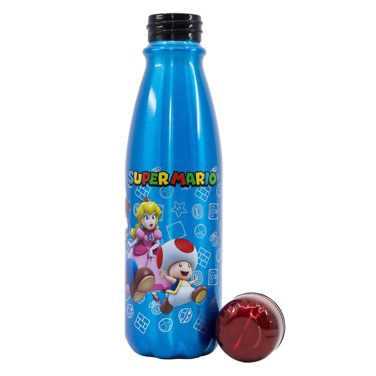 Super Mario Buver Bottle Aluminium Super Mario, 600 ml